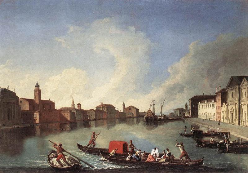 RICHTER, Johan View of the Giudecca Canal Sweden oil painting art